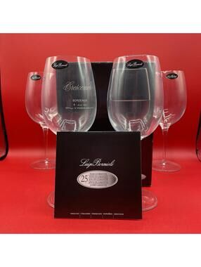 Luigi Bormioli Crescendo 20-Ounce Bordeaux Wine Glass, Set of 4